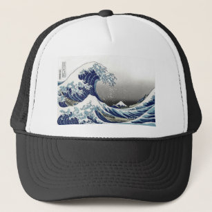 Boné PixDezines Vintage, Excelente Wave, Hokusai 葛 飾 北 