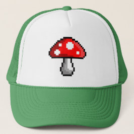 Boné Pixel Mushroom Trucker Hat