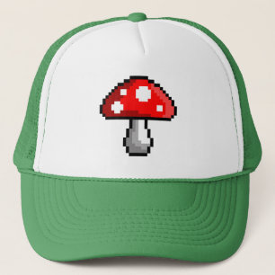 Boné Pixel Mushroom Trucker Hat