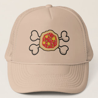 Boné pizza Caveira e Crossbones