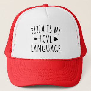 Boné Pizza é Minha Linguagem do Amor - Amantes de Pizza