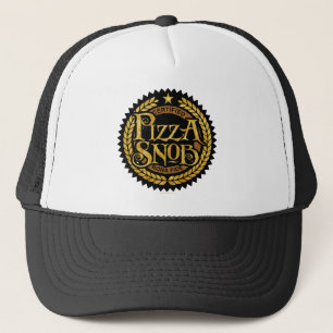 Boné Pizza Snob - amante de pizza engraçado