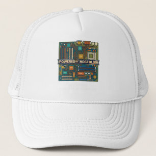 Boné Placa-Mãe de Computador dos Anos 80 "Desenvolvida