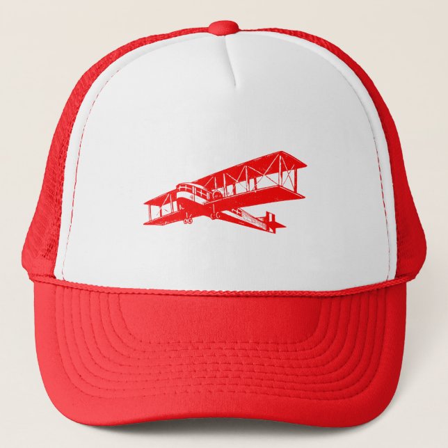 Boné Plano Vintage - Vermelho (Frente)