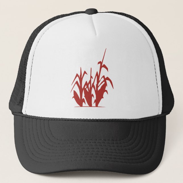 Boné Planta de milho Silhouette Red Primavera Grow (Frente)
