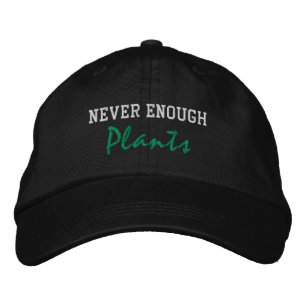 Boné Plantas Nunca Suficientes Emboradas Com Chapéu De 