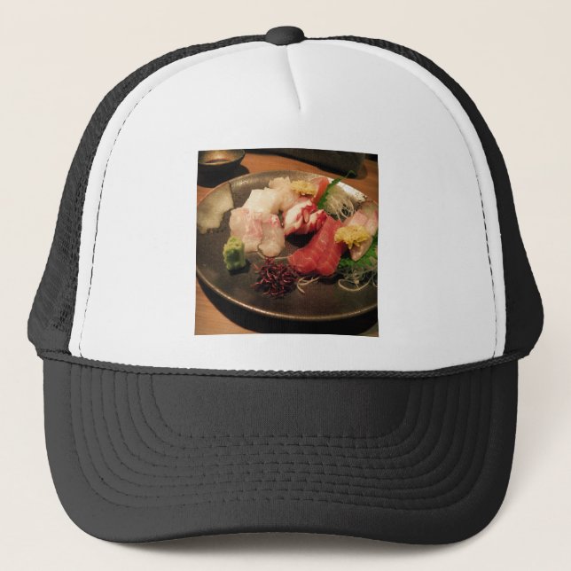 Boné Plate Wasabi Japão Sushi Power Fish Ásia (Frente)