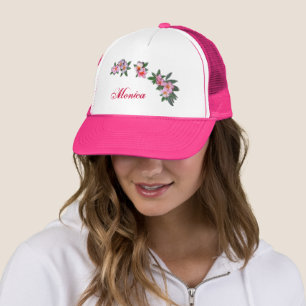 Boné Plumeria Rosa