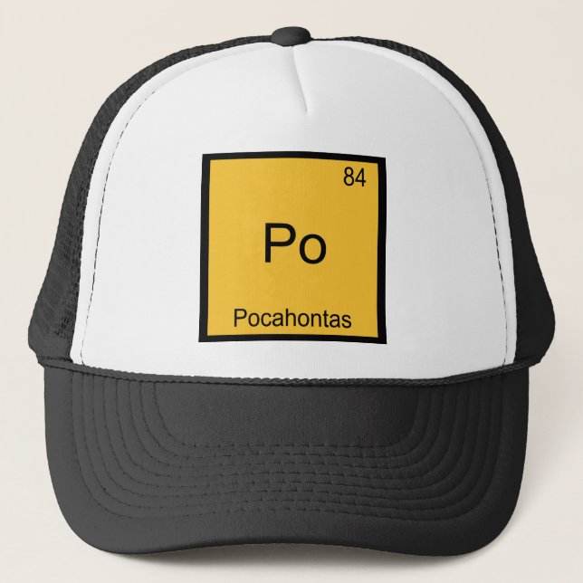 Boné Po - Pocahontas Camiseta Engraçada Símbolo Element (Frente)