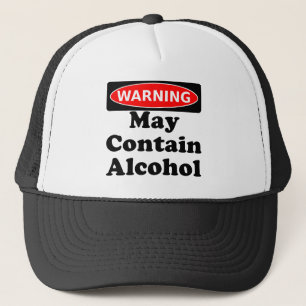 Boné Pode conter o álcool