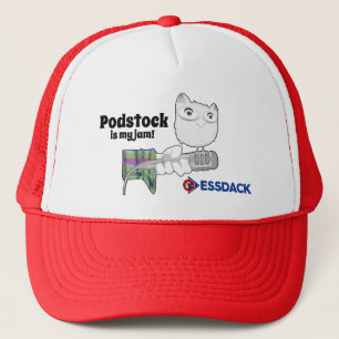 Boné Podstock é meu doce! chapéu do camionista