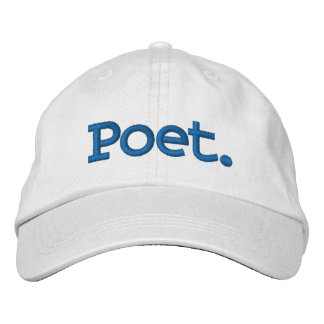 Boné Poet. Embroidered Baseball Hat