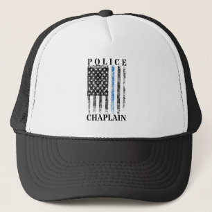 Boné Polícia Chaplain American Flag