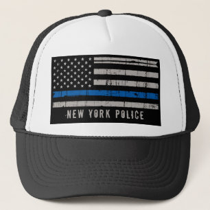 Boné Polícia de Linha Azul Personalizada