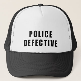 Boné Polícia defeituosa - Oops