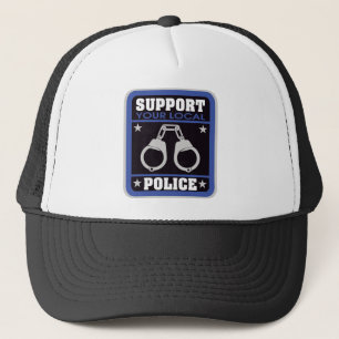 Boné Polícia local do apoio