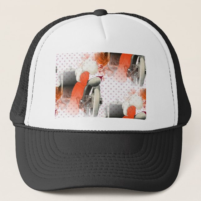 Boné polkadots flapper (Frente)