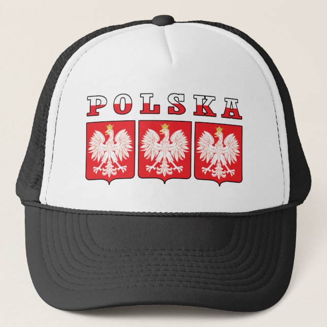 Boné Polska Eagle Shields (Frente)