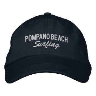 Boné Pompano Beach Surfing Bordered Baseball Hat