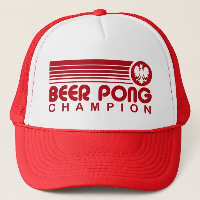 Boné Pong De Cerveja Polonês (Frente)