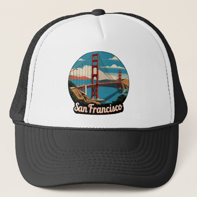 Boné Ponte ouro Portão San Francisco (Frente)