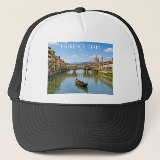 Boné Ponte Vecchio Paisagem Urbana Romântica Arte