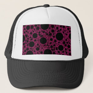 Boné Pontos de Bolhas Espaciais - Fuschia Glitter