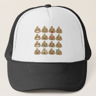 Boné poop emojis