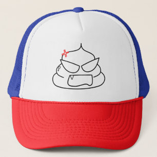 Boné Poop zangado - Brootsch, o PooPoo