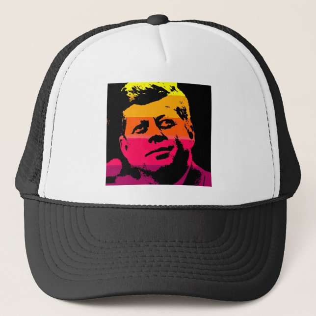 Boné Pop Art Jack JFK John F. Kennedy (Frente)
