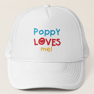 Boné Poppy me ama t-shirts e presentes
