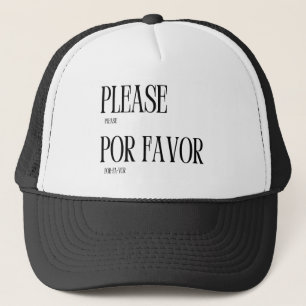 Boné Por Favor, Aprenda o Cartão de Introdução do Excha