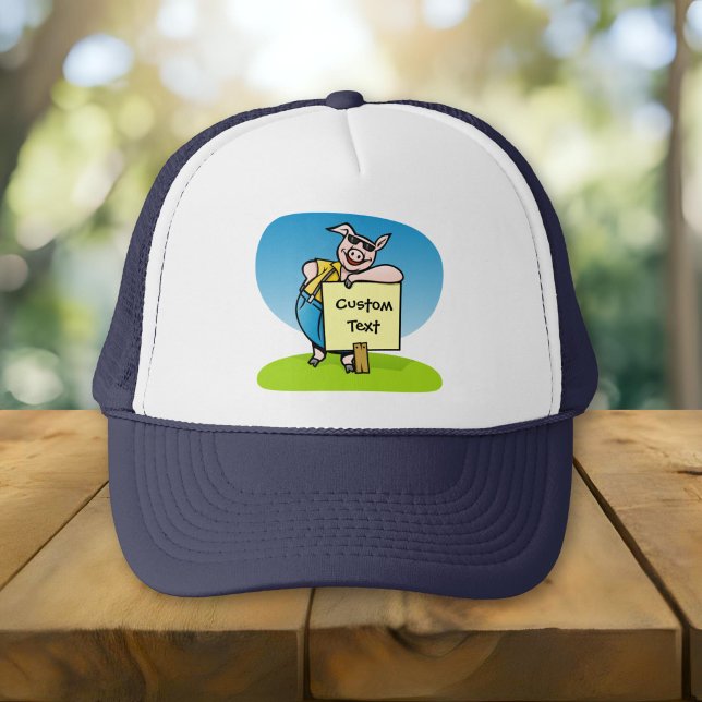 Boné Porco com placa (Criador carregado)