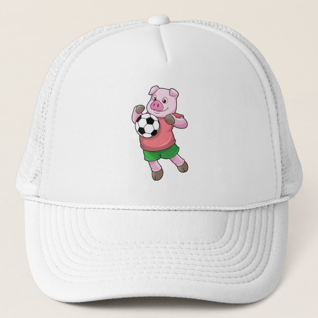 Boné Porco nos Esportes de Futebol (Frente)