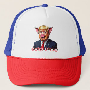 Boné Porco Quieto   Humor Político Anti-Trump