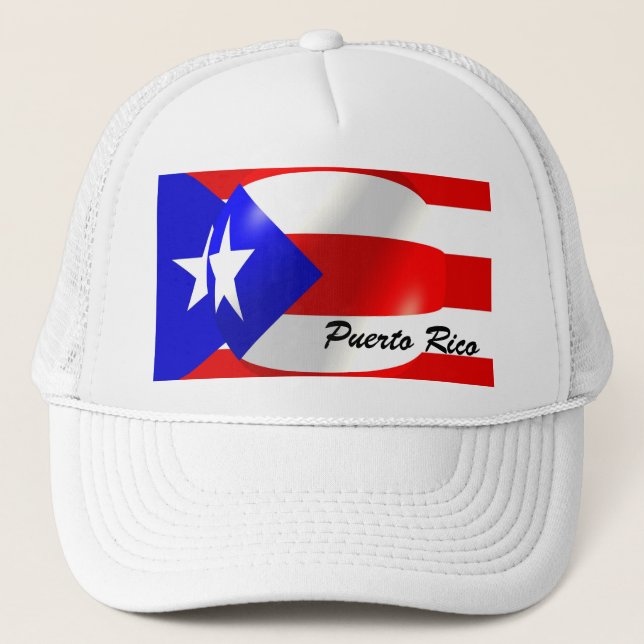 Boné Porto Rico Flag Hat (Frente)