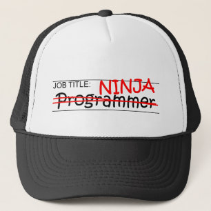 Boné Posição Ninja - programador