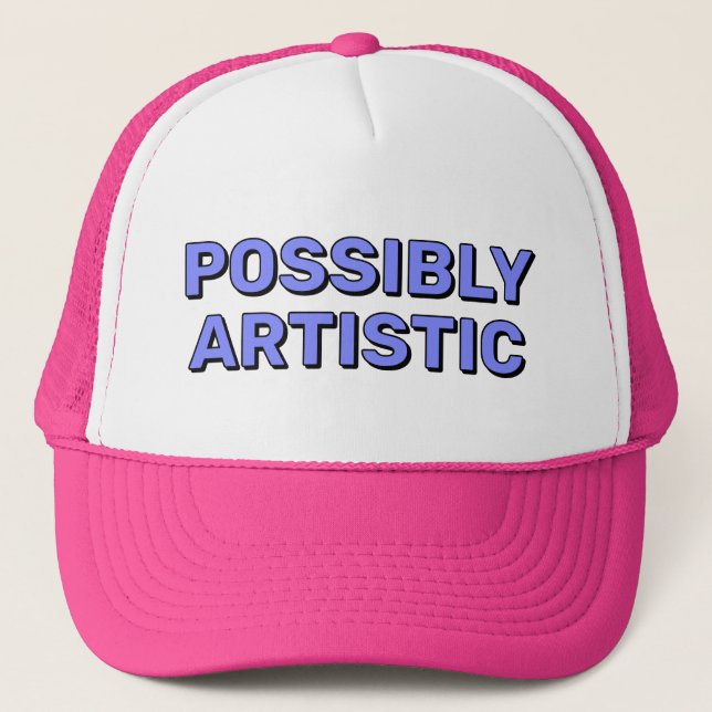 Boné Possibly Artistic™ Trucker Hat (Frente)