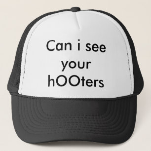 Boné Posso eu ver seus hOOters