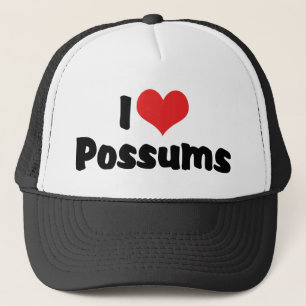 Boné Possums de Coração que Eu Amo