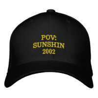 POV SUNSHIN 2002 Bordado Preto