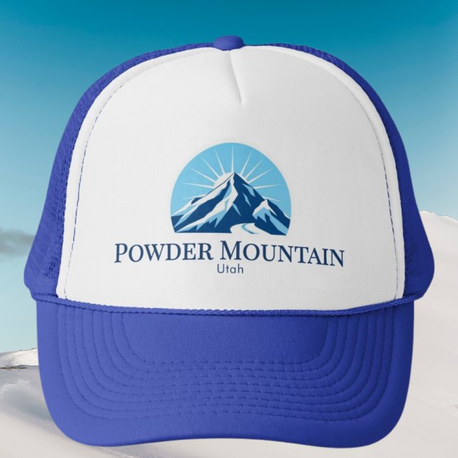 Boné Powder Mountain utah ski resort Hat (Criador carregado)