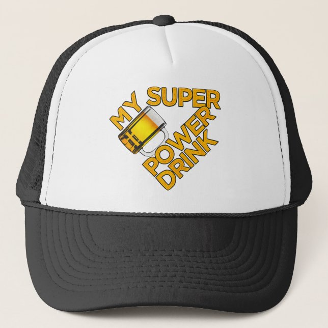 Boné Power Drink hat - escolha a cor (Frente)