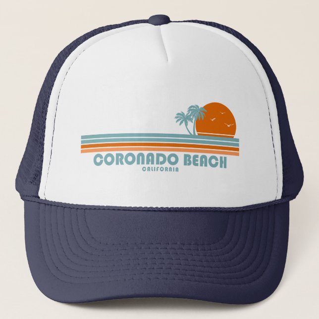 Boné Praia Coronado Califórnia Sol Palmeiras (Frente)
