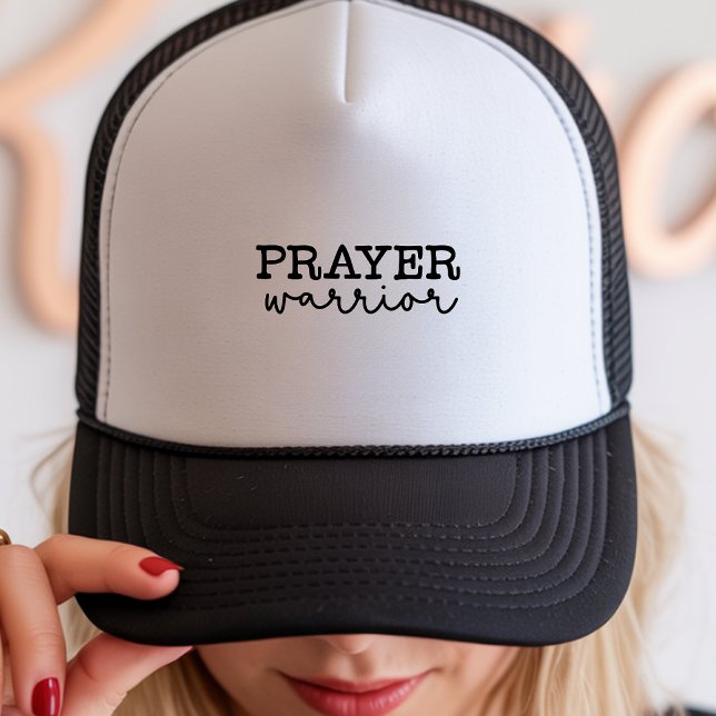 Boné Prayer Warrior Faith Trucker Hat (Criador carregado)