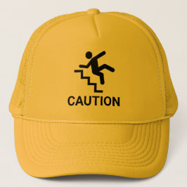 Boné Precaução desajeitada