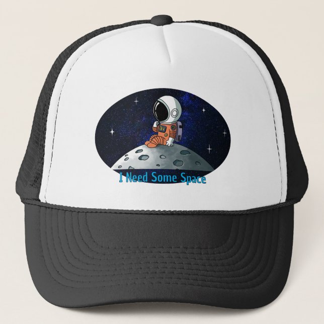 Boné Precisa Espaço, Astronauta, Cosmonauta, Personaliz (Frente)