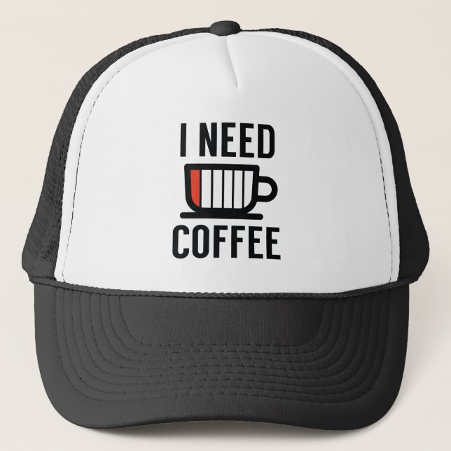 Boné Preciso de café (Frente)
