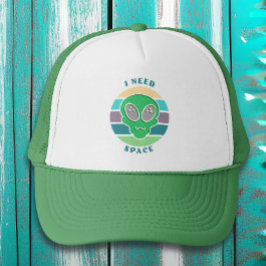 Boné Preciso De Espaço | Funny Vintage Alienígena Pun