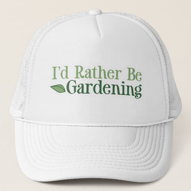 Boné Preferencialmente Be Gardening (Folha) (Frente)